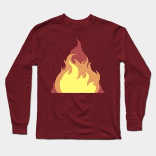 Alchemy Symbol - Fire Long Sleeve T-Shirt